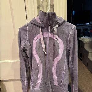 Lululemon Purple Hooded Zip Up